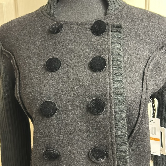 Jessica Simpson Felicity Caviar Black Size Small Jacket, NWT - Picture 3 of 13